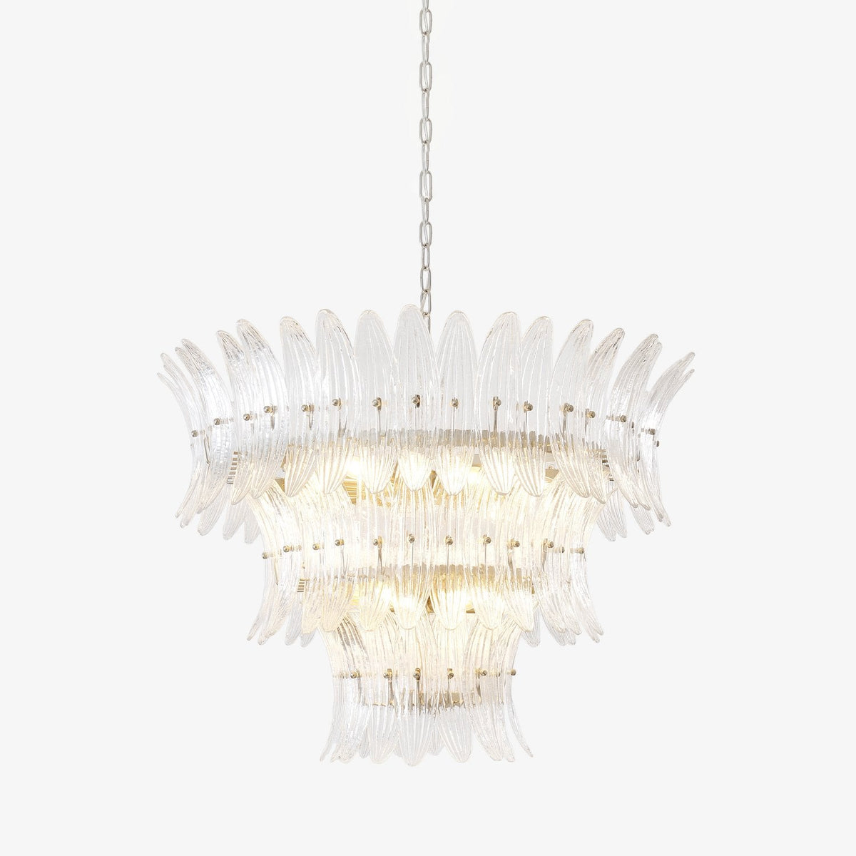 Ismavelle Glass Palmette Chandelier