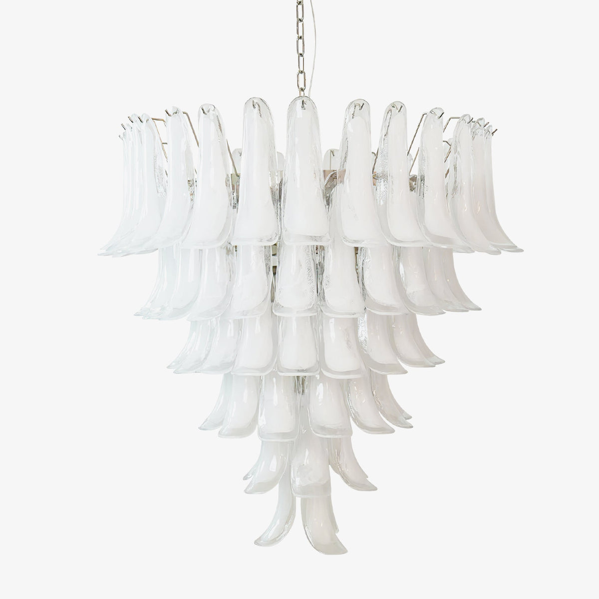 Celiian Chandelier Murano Glass Petals Vintage