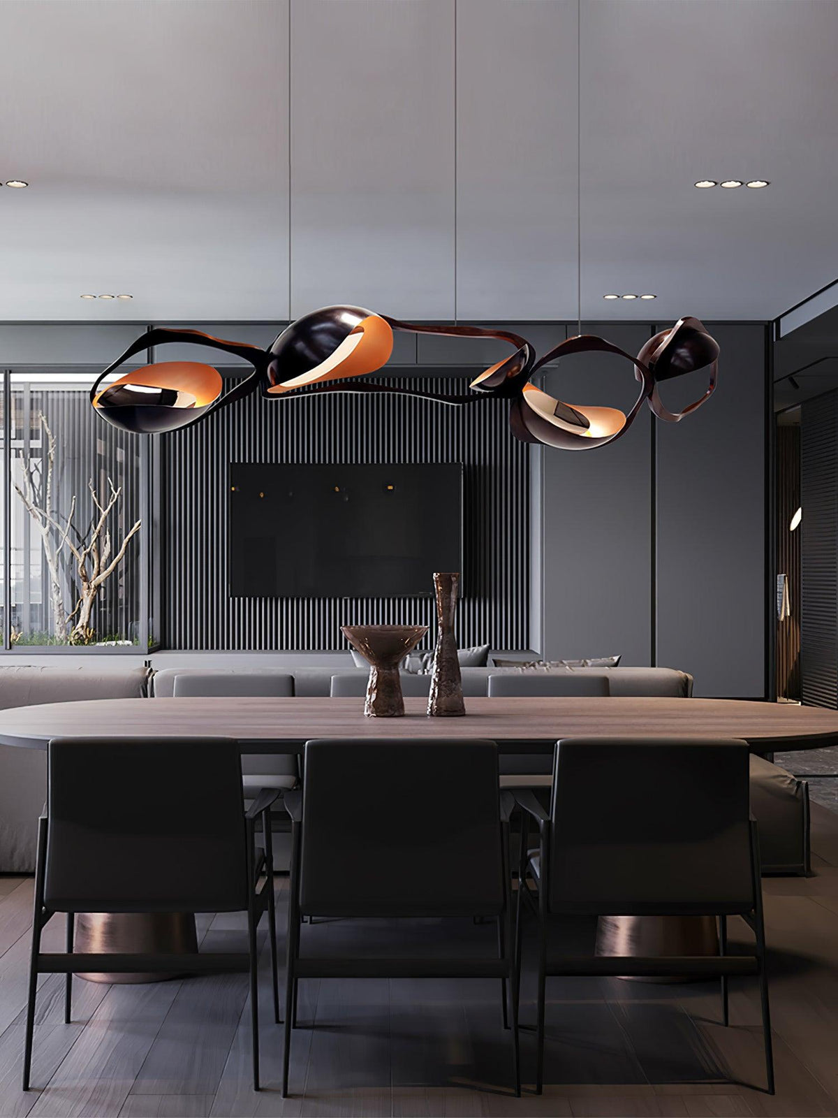 Virauine Pendant Lamp LED Artistic Living Room