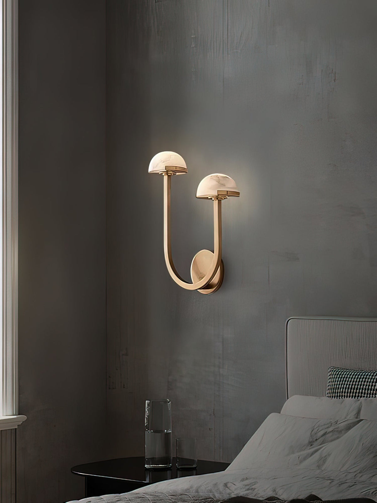 Vitalira Double Alabaster Wall Light