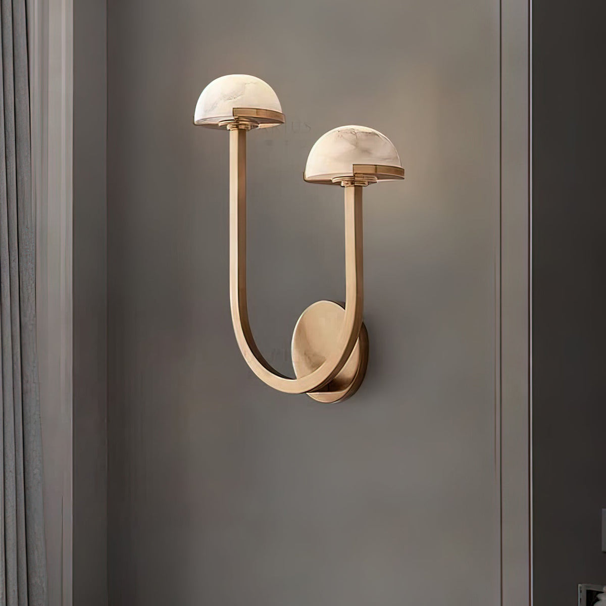 Vitalira Double Alabaster Wall Light