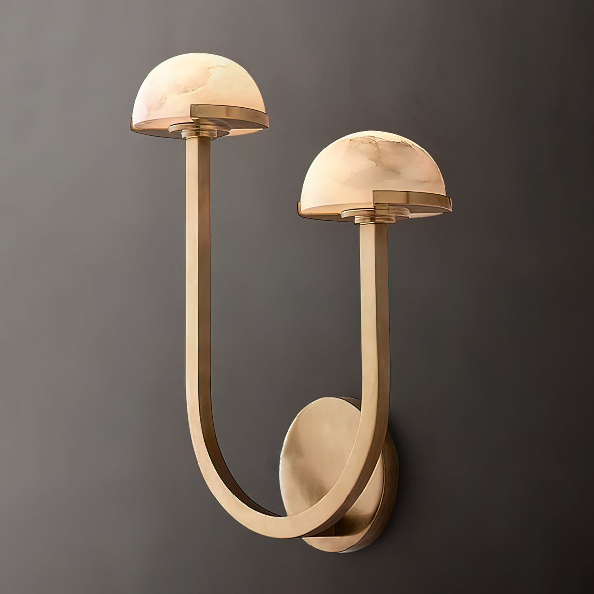 Vitalira Double Alabaster Wall Light