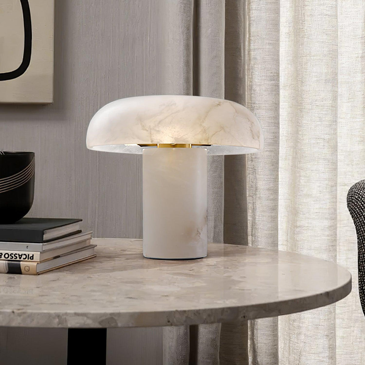 Ivvinos Tentacle Alabaster Table Lamp