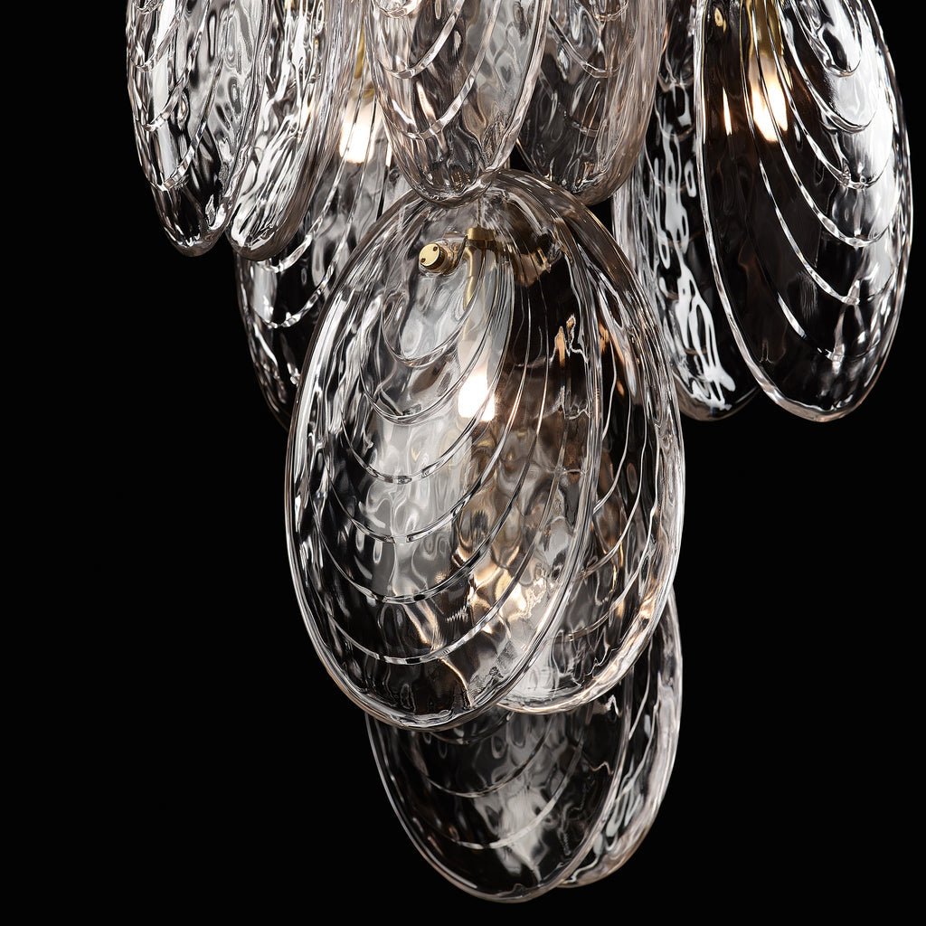 Thalassic Shell Architectural Cluster Chandelier