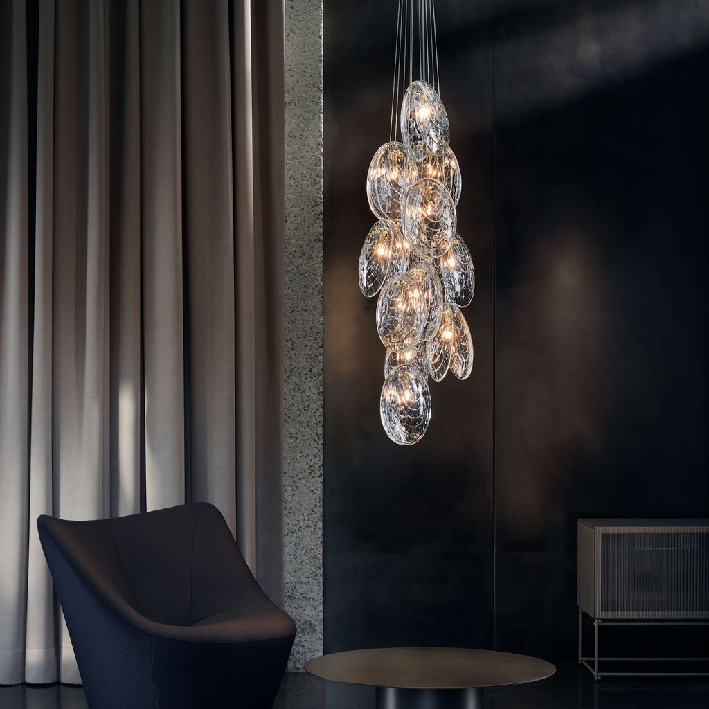 Thalassic Shell Architectural Cluster Chandelier