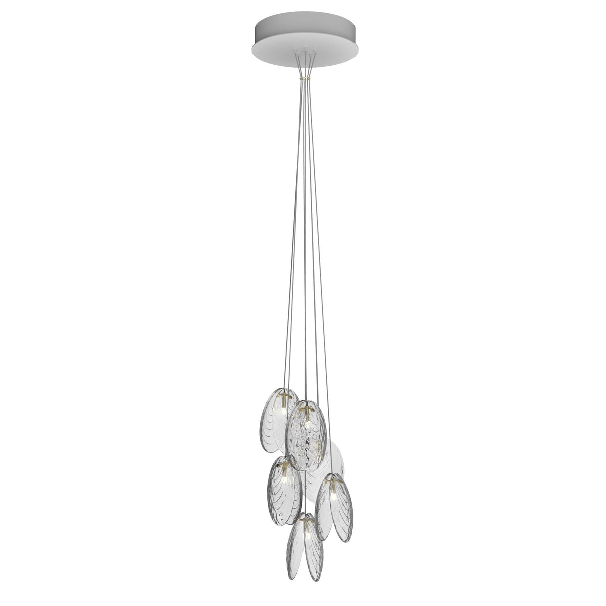 Thalassic Shell Architectural Cluster Chandelier