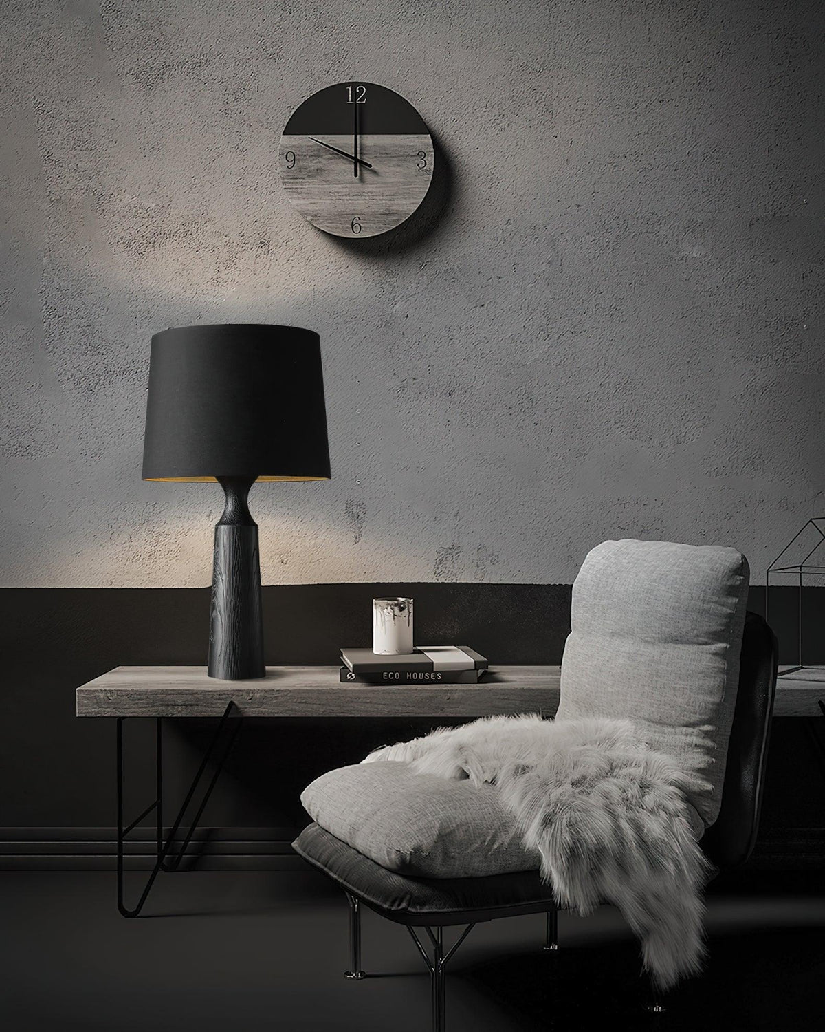 Harry Contemporary Wood Table Lamp