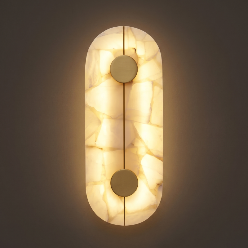 Ensha Alabaster Indoor Wall Light