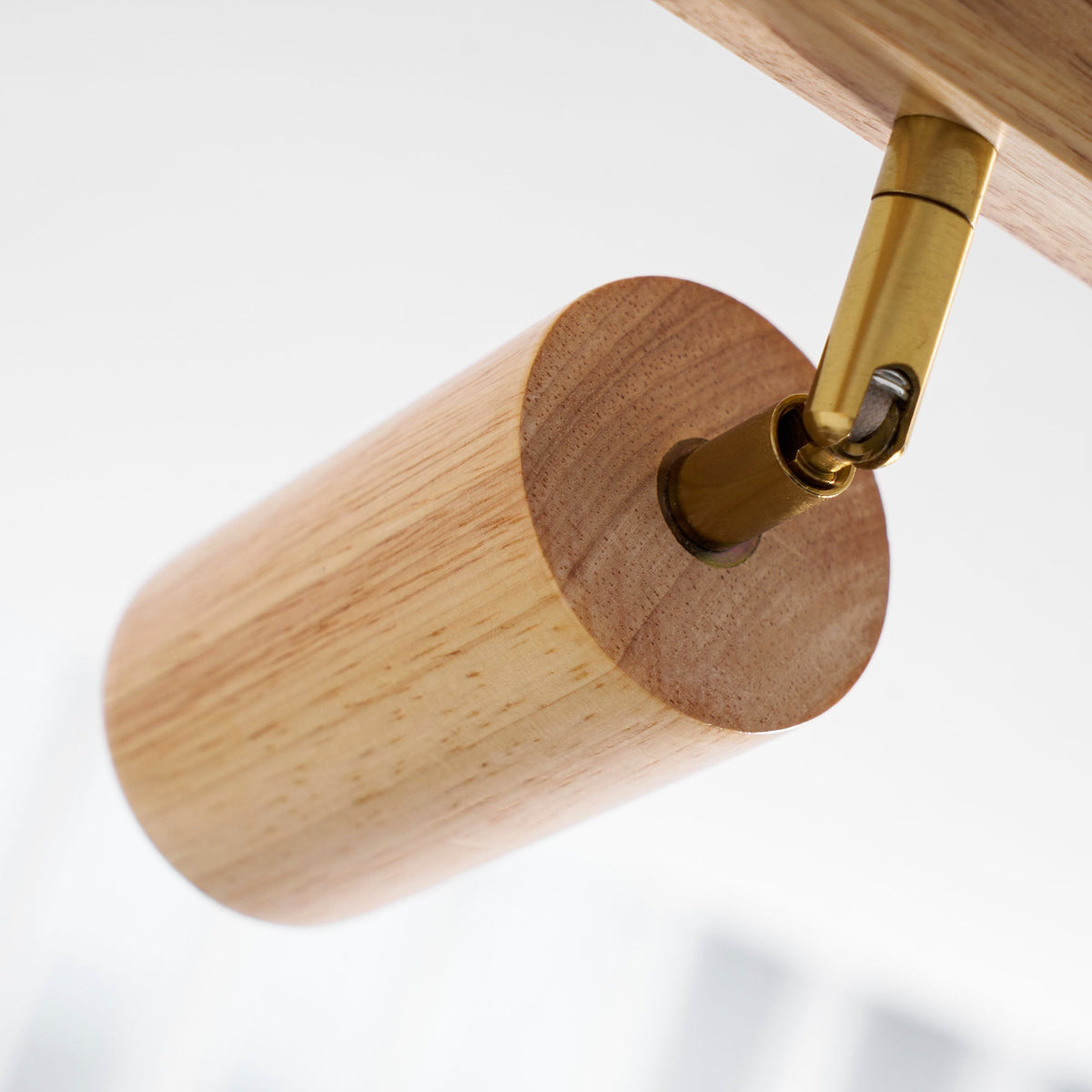 Dako Wood Beam Spotlight Flush Mount Ceiling Light