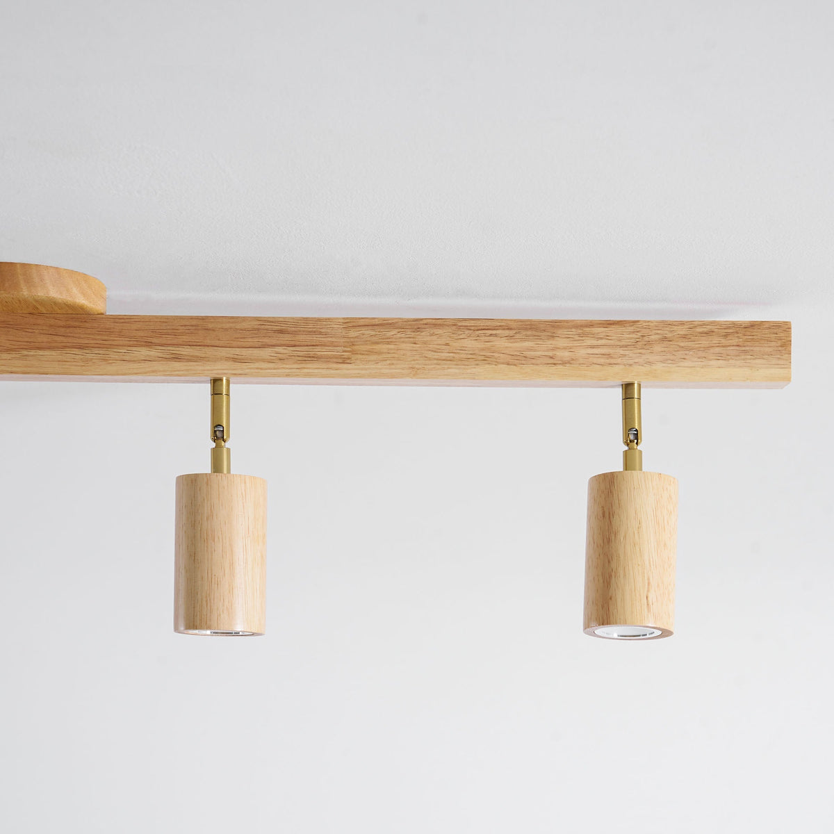 Dako Wood Beam Spotlight Flush Mount Ceiling Light