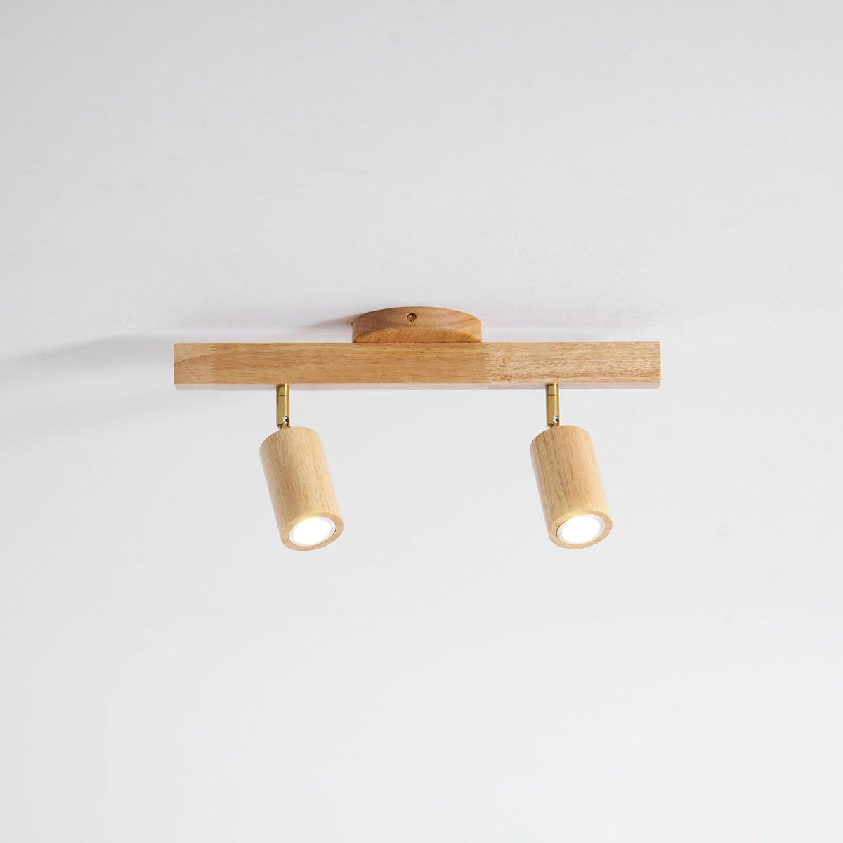 Dako Wood Beam Spotlight Flush Mount Ceiling Light