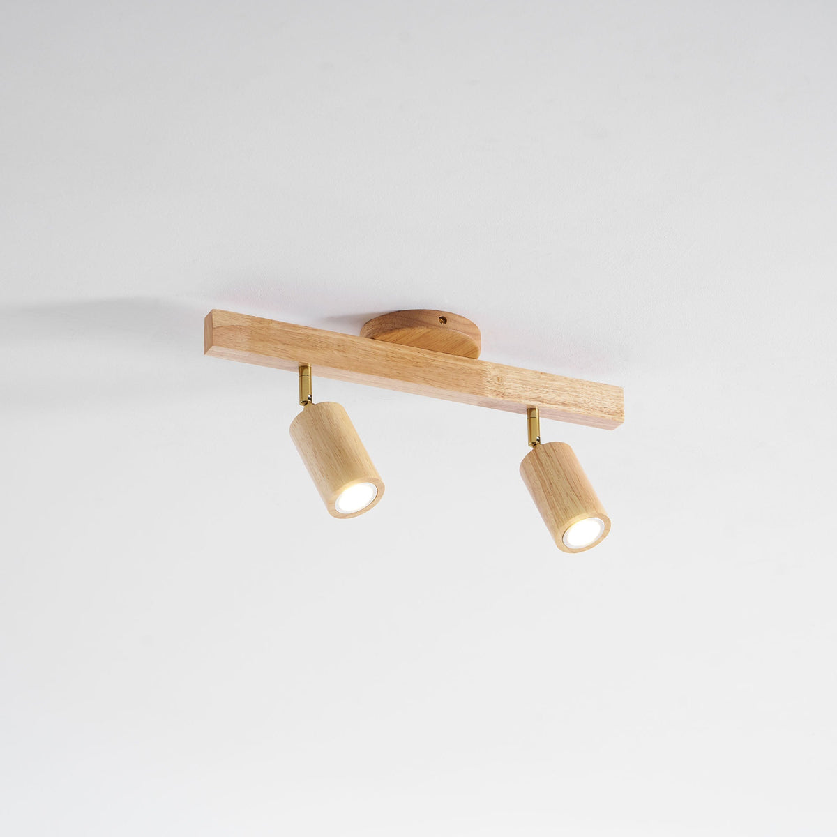 Dako Wood Beam Spotlight Flush Mount Ceiling Light
