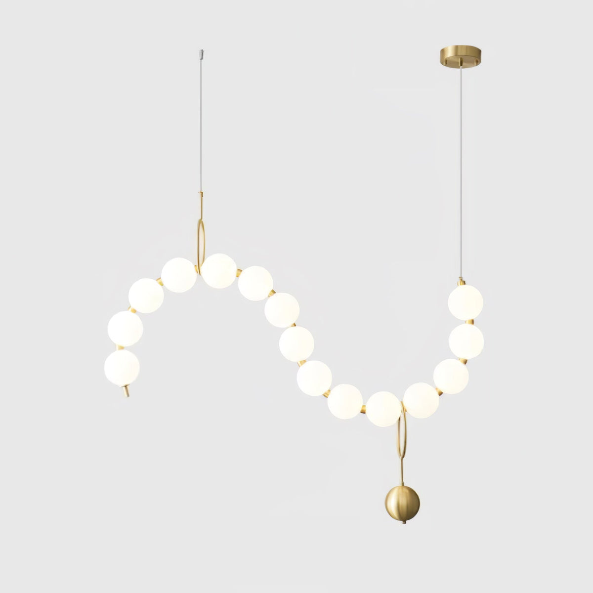 Eirinielle Pendant Lamp Necklace Glass