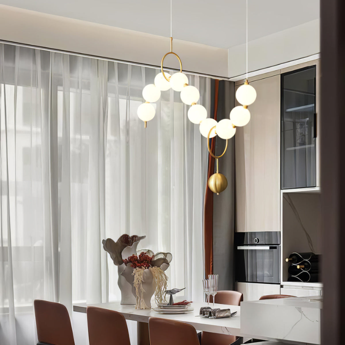 Eirinielle Pendant Lamp Necklace Glass