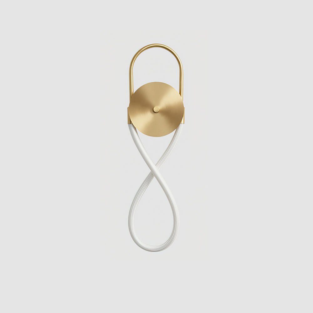 Ilirel Art Necklace Loop Brass Wall Lamp
