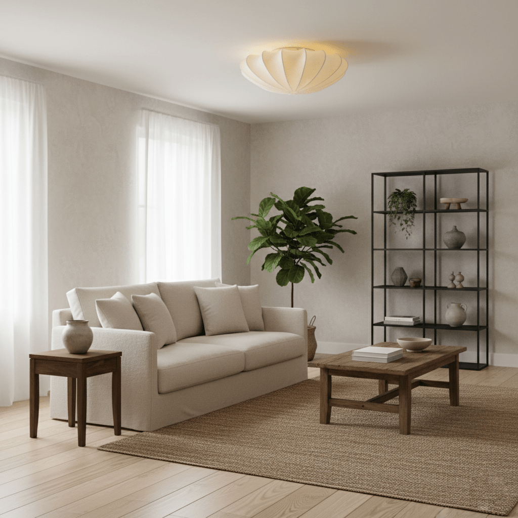 Jikai Nelson Bubble Flush Mount Ceiling Light