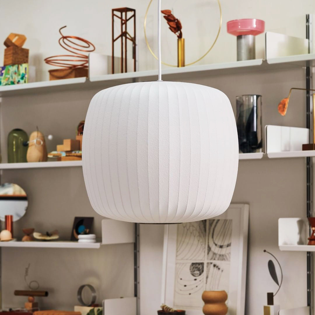 Nebula Bubble Mulberry Silk Pendant Lamp
