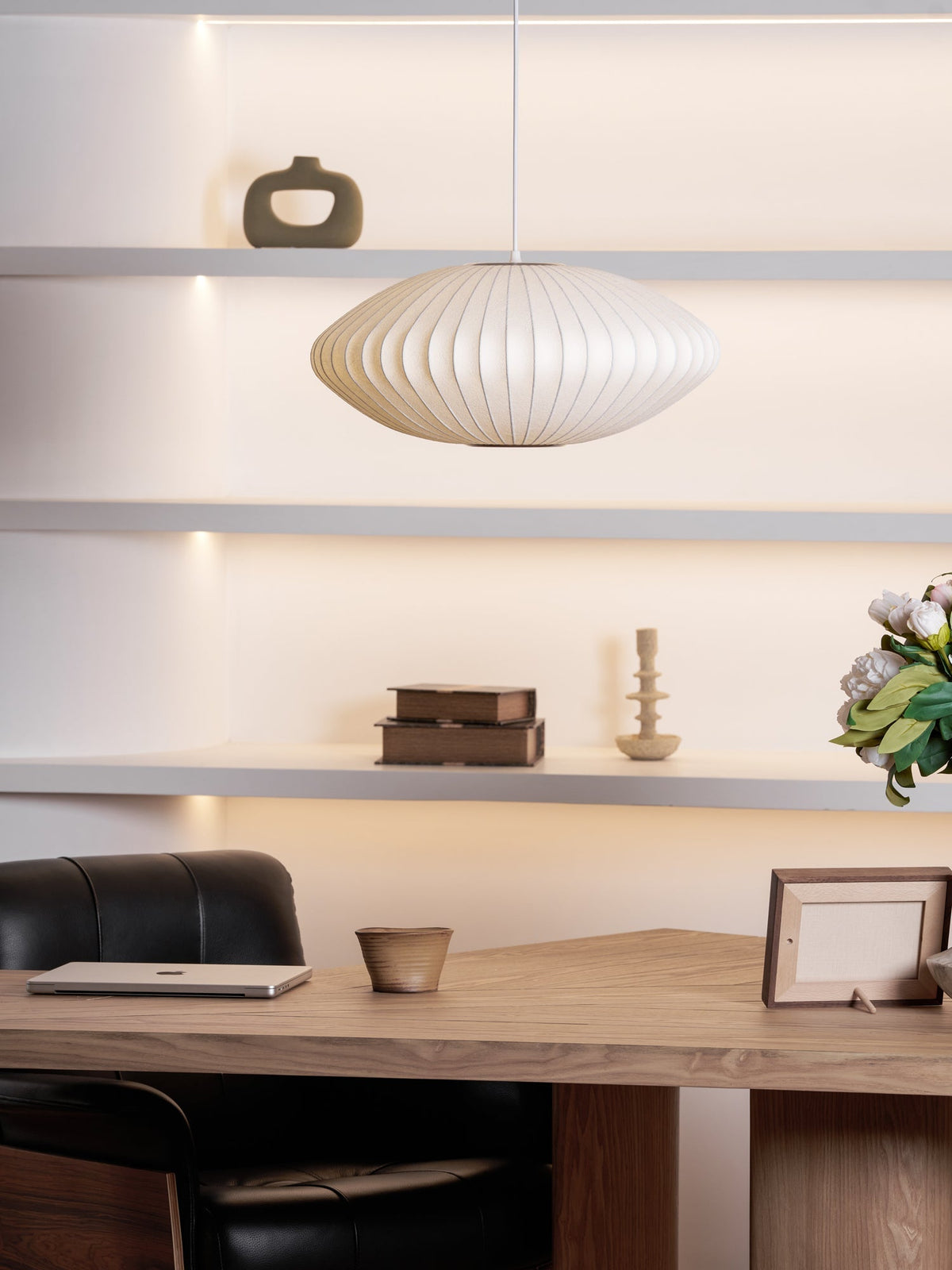 Nebula Bubble Mulberry Silk Pendant Lamp