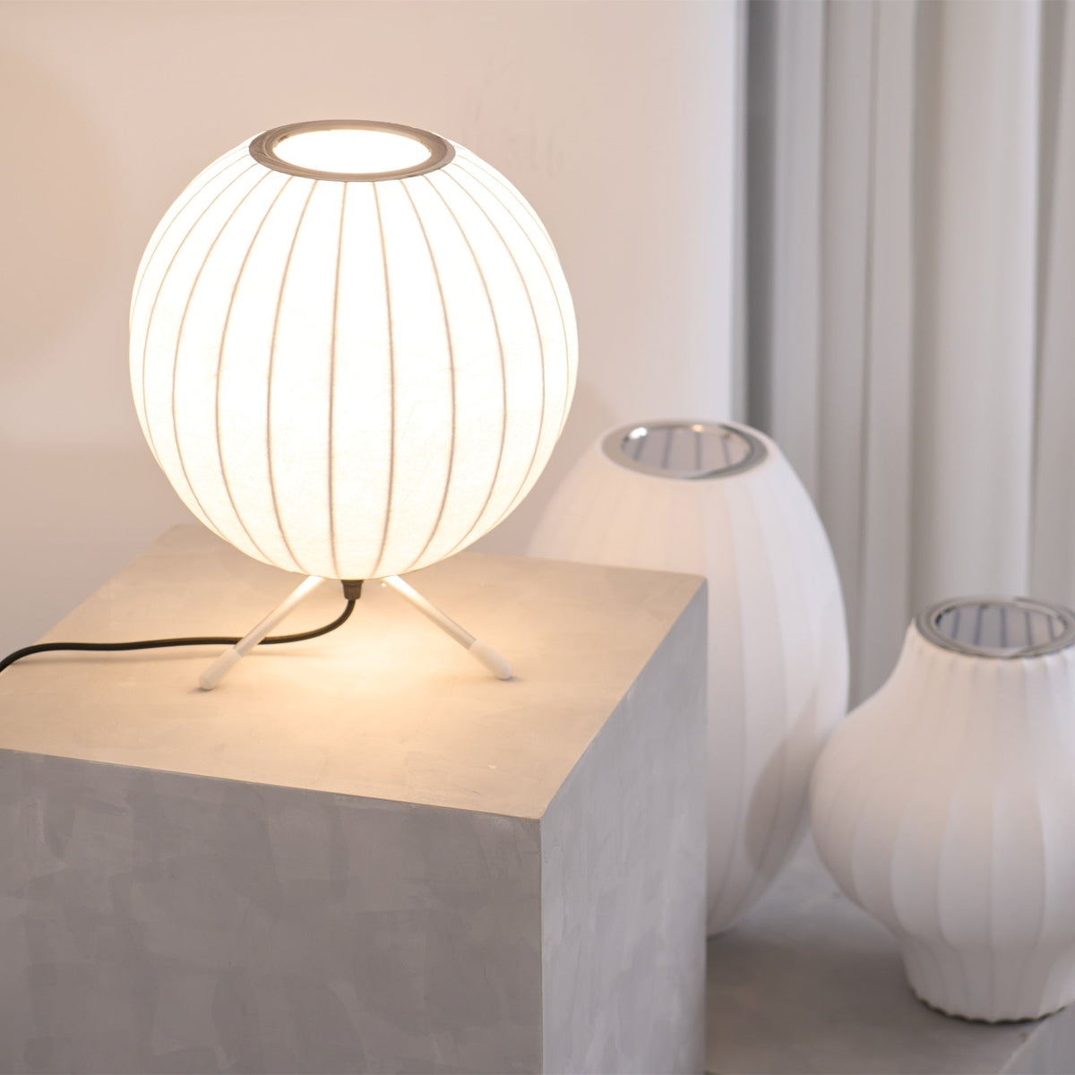 Rostix Steel Minimalist Table Lamp