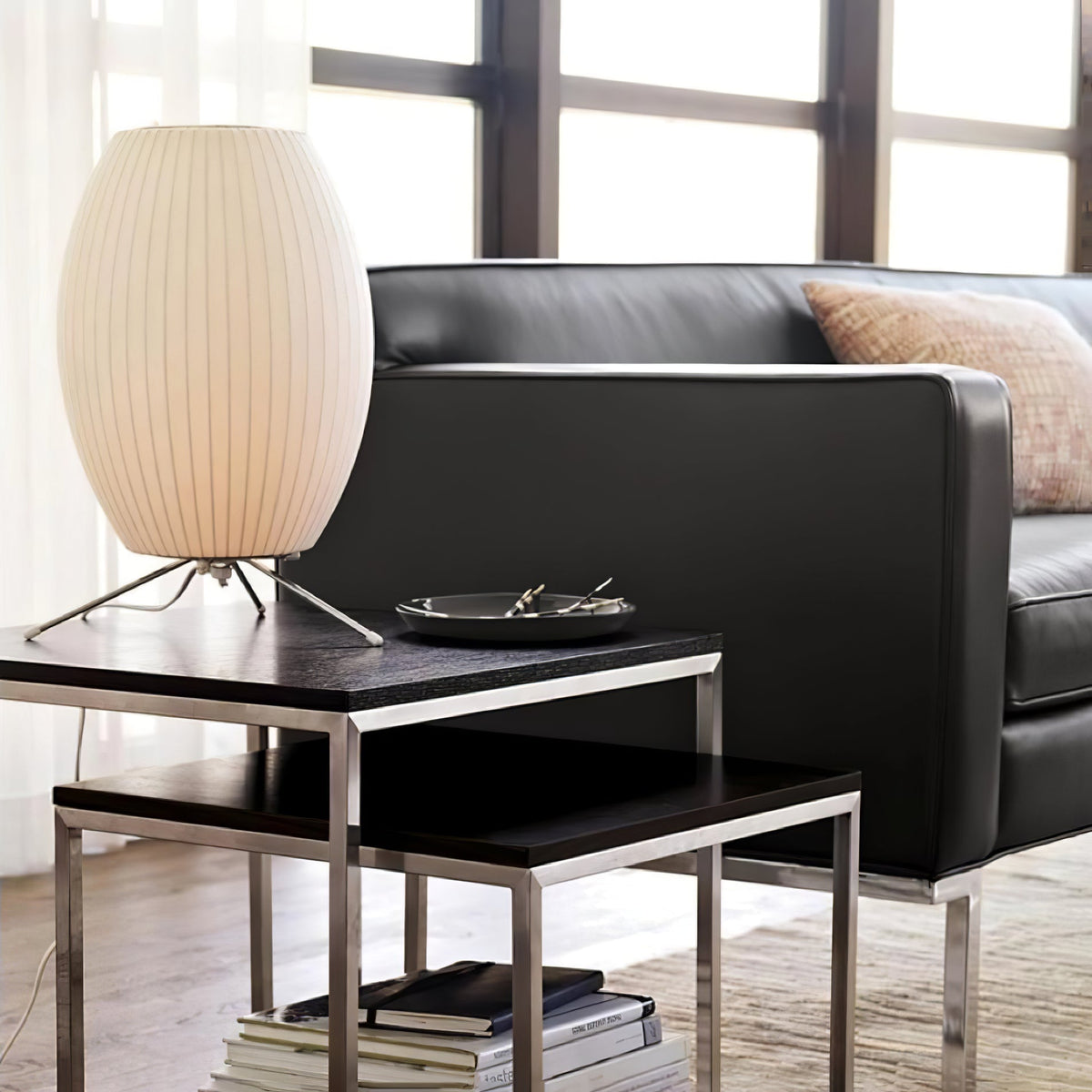 Rostix Steel Minimalist Table Lamp