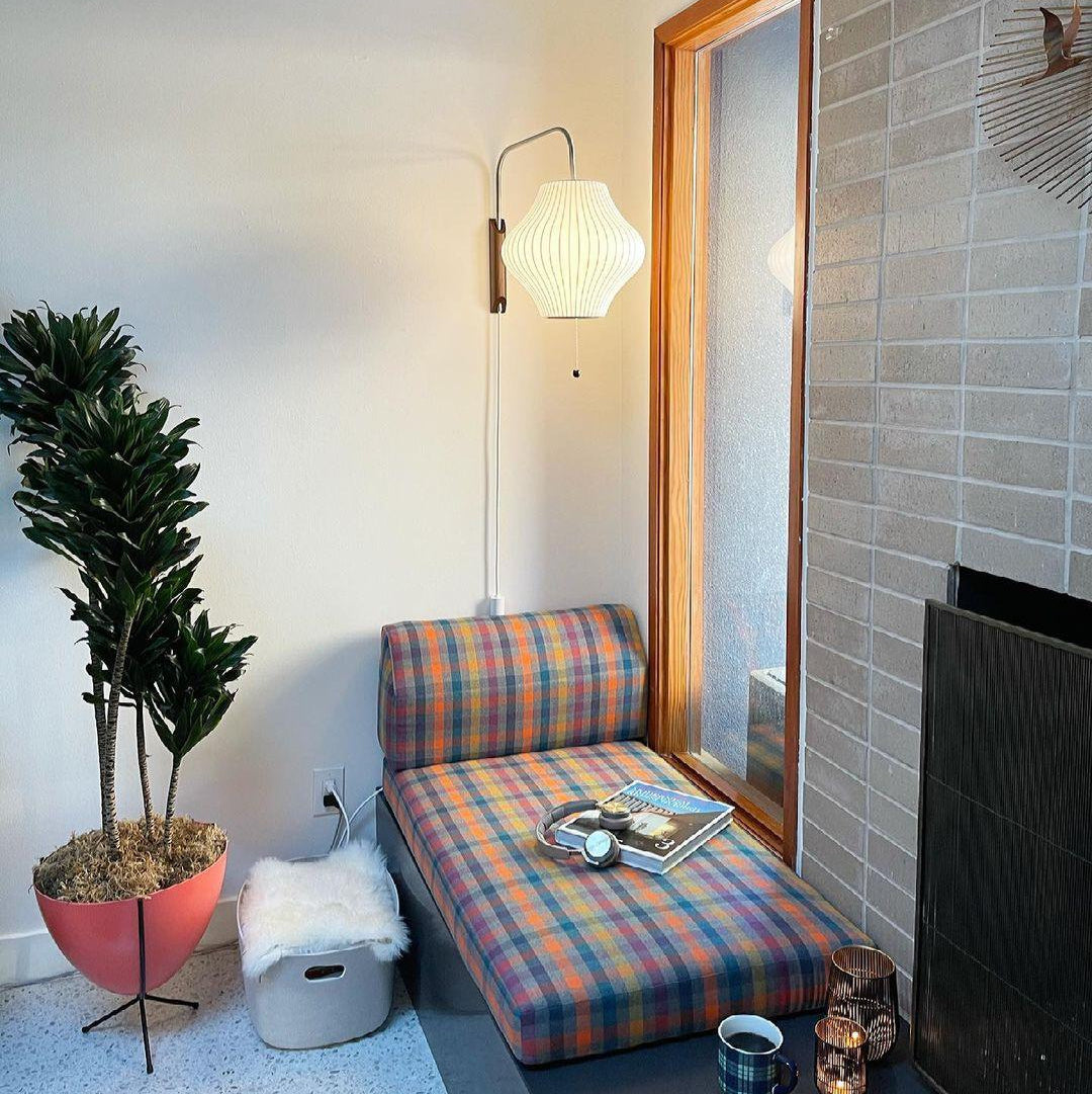 Hugo Wall Sconce Walnut Ball