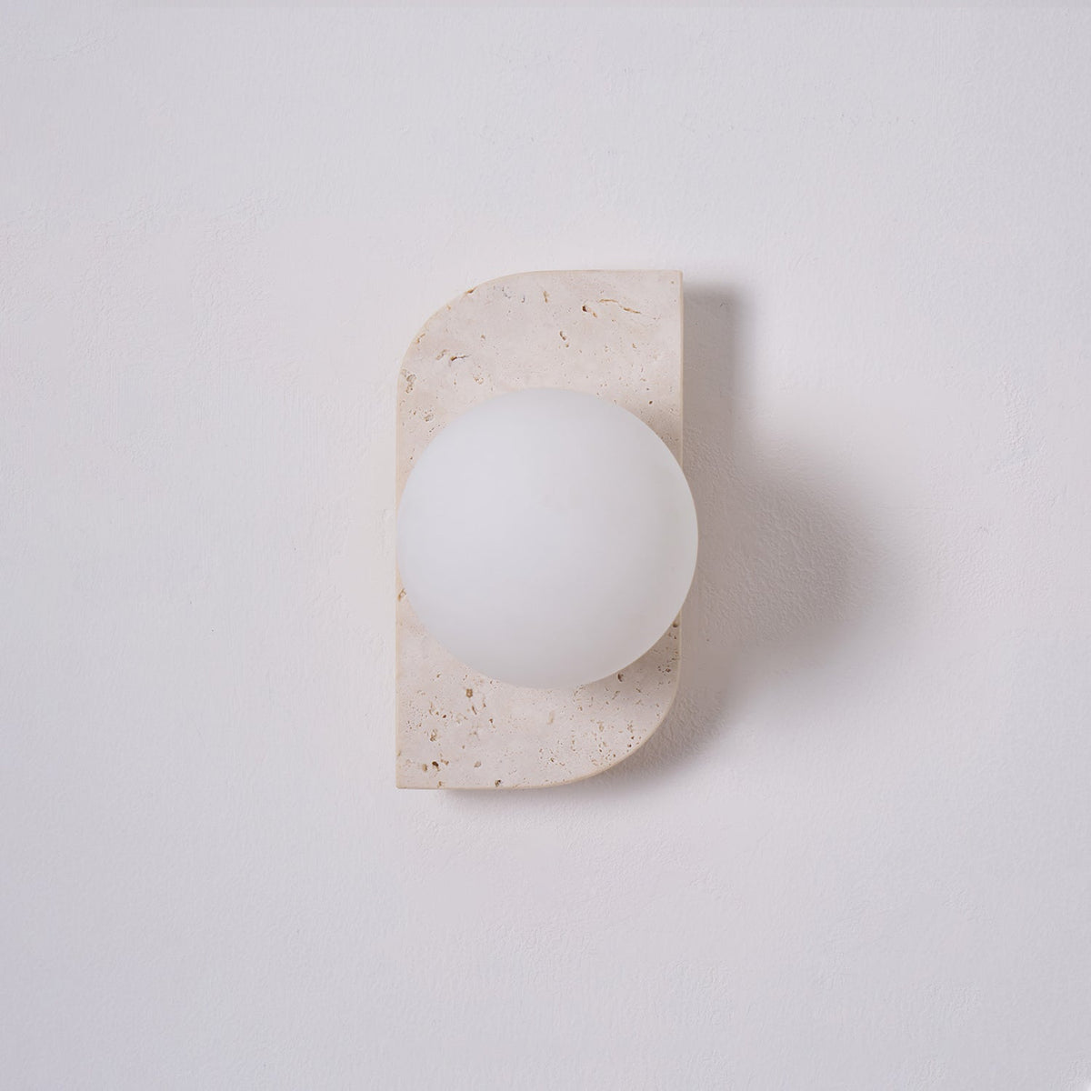 Taviniella Minimalist Travertine Wall Light