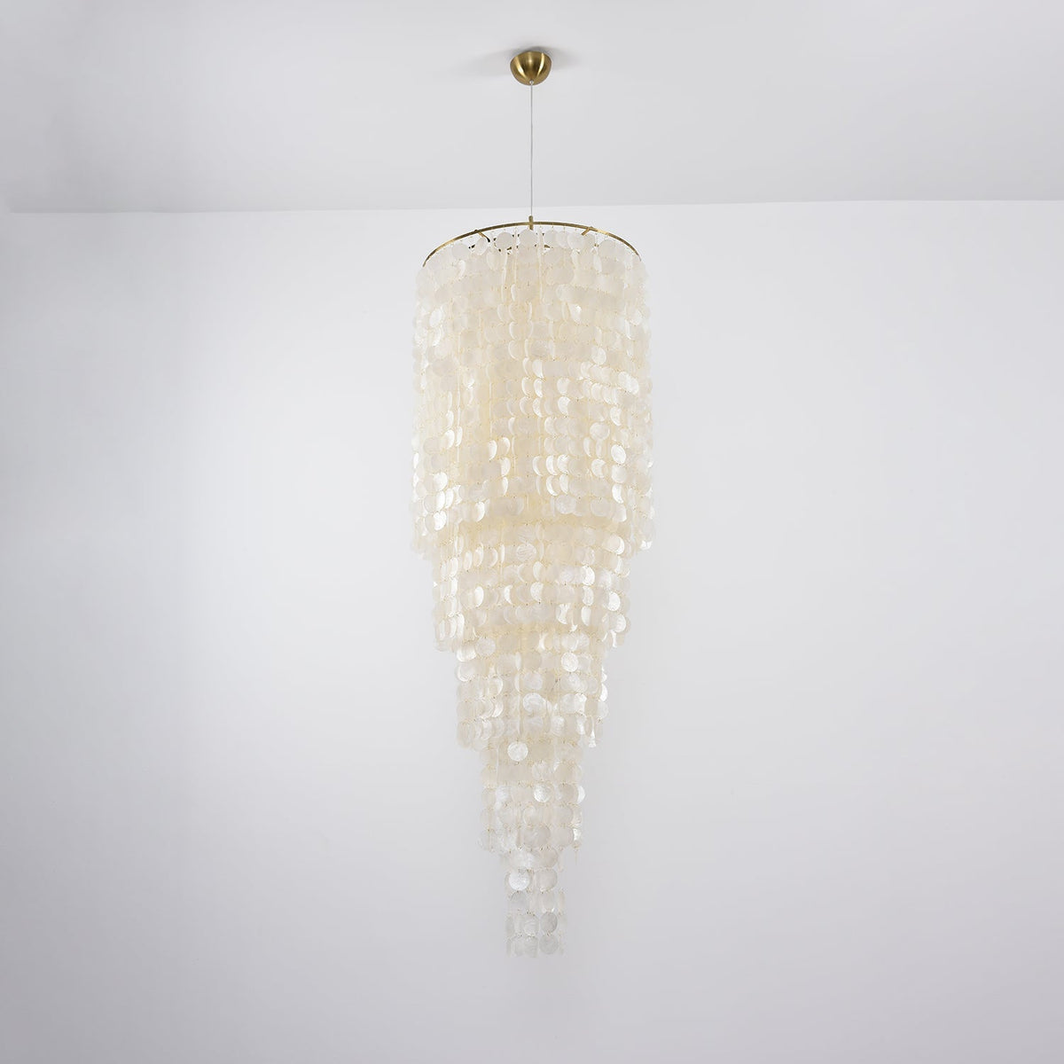 Eloryra Cascading Shell Chandelier