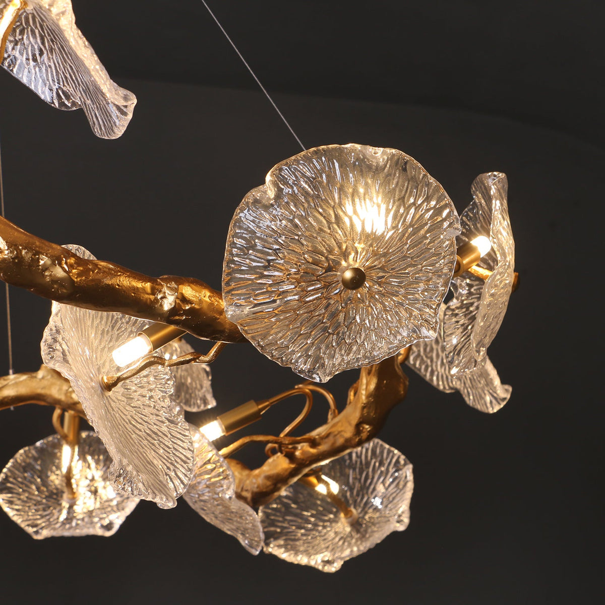 Avenhurst Lotus Glass Chandelier