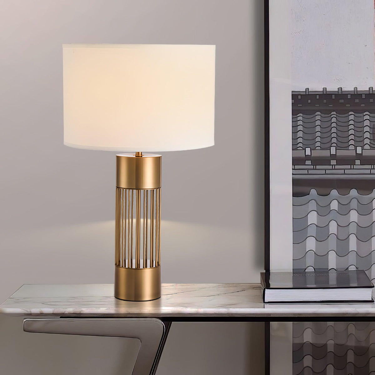 Mireira Modern Fabric Table Lamp
