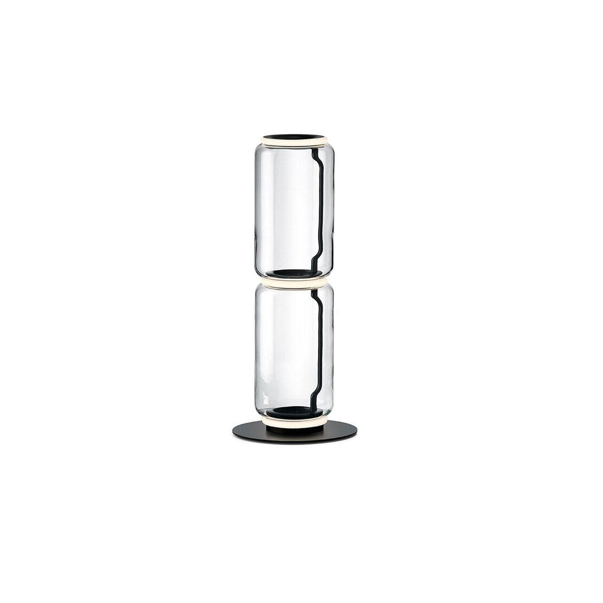 Cyrilys Floor Lamp Bamboo Glass