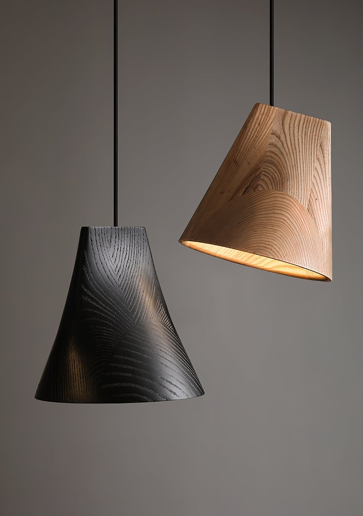 Sylorena Rustic Wood Pendant Light
