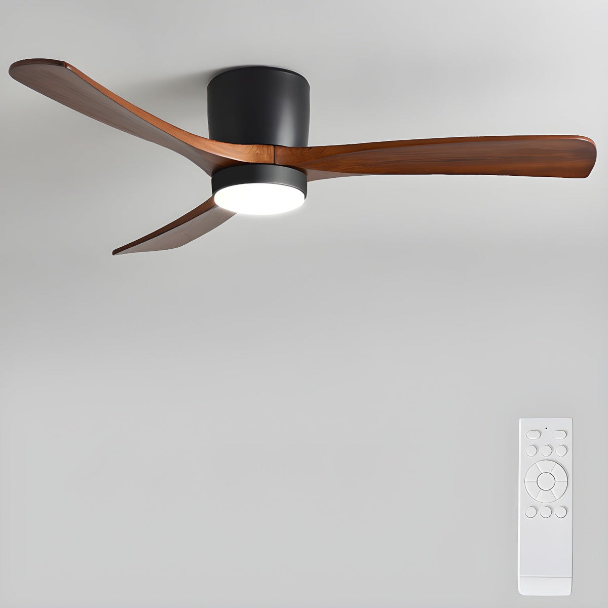 Renata Nordic Wooden 42"/48" Ceiling Fan Light