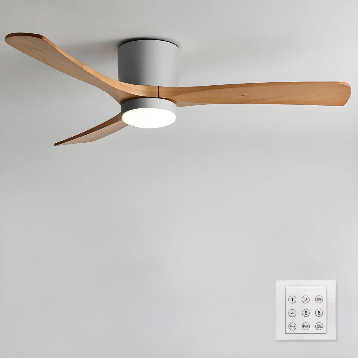 Kozia Wooden Ceiling Fan Light