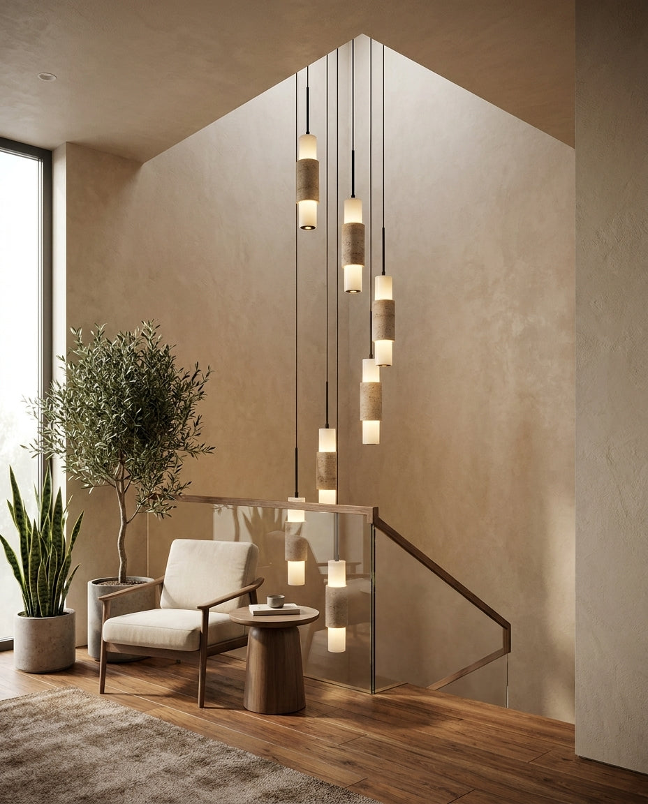 Yarrowcombe Travertine Chandelier