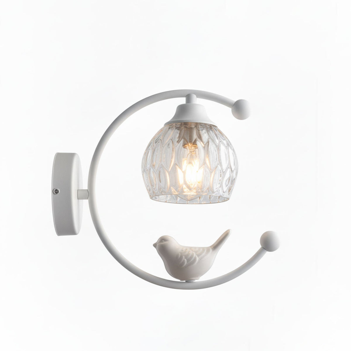 Felix Linearo Artistic Ceramic Bird Wall Lamp
