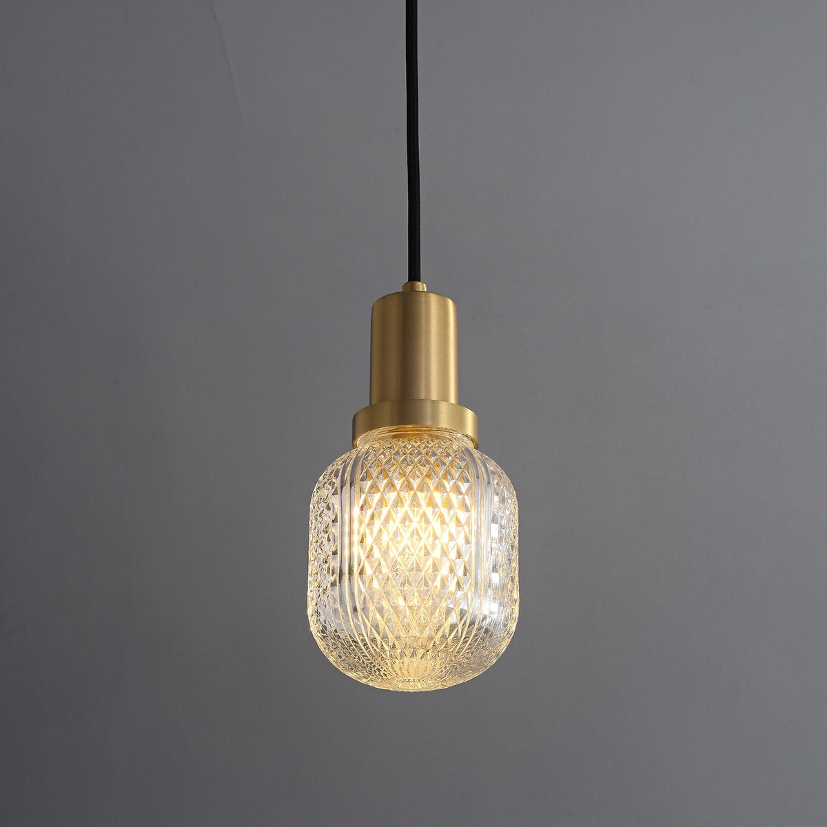 Cacarir Premium Nordic Art Brass Glass Pendant Lamp