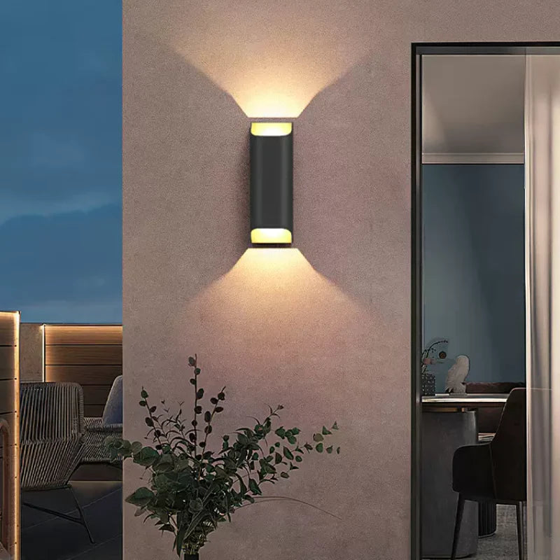 Ray Modern LED Outdoor Wall Lamp Metal Courtyard - Lamp Outdoor