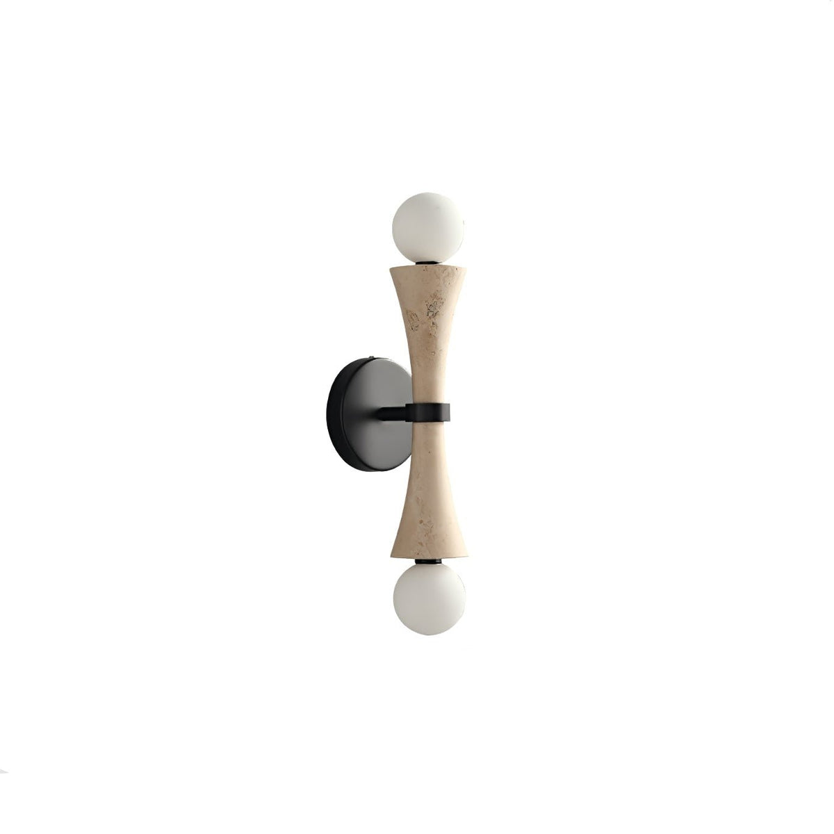 Oloriel Sculptural Travertine Wall Light