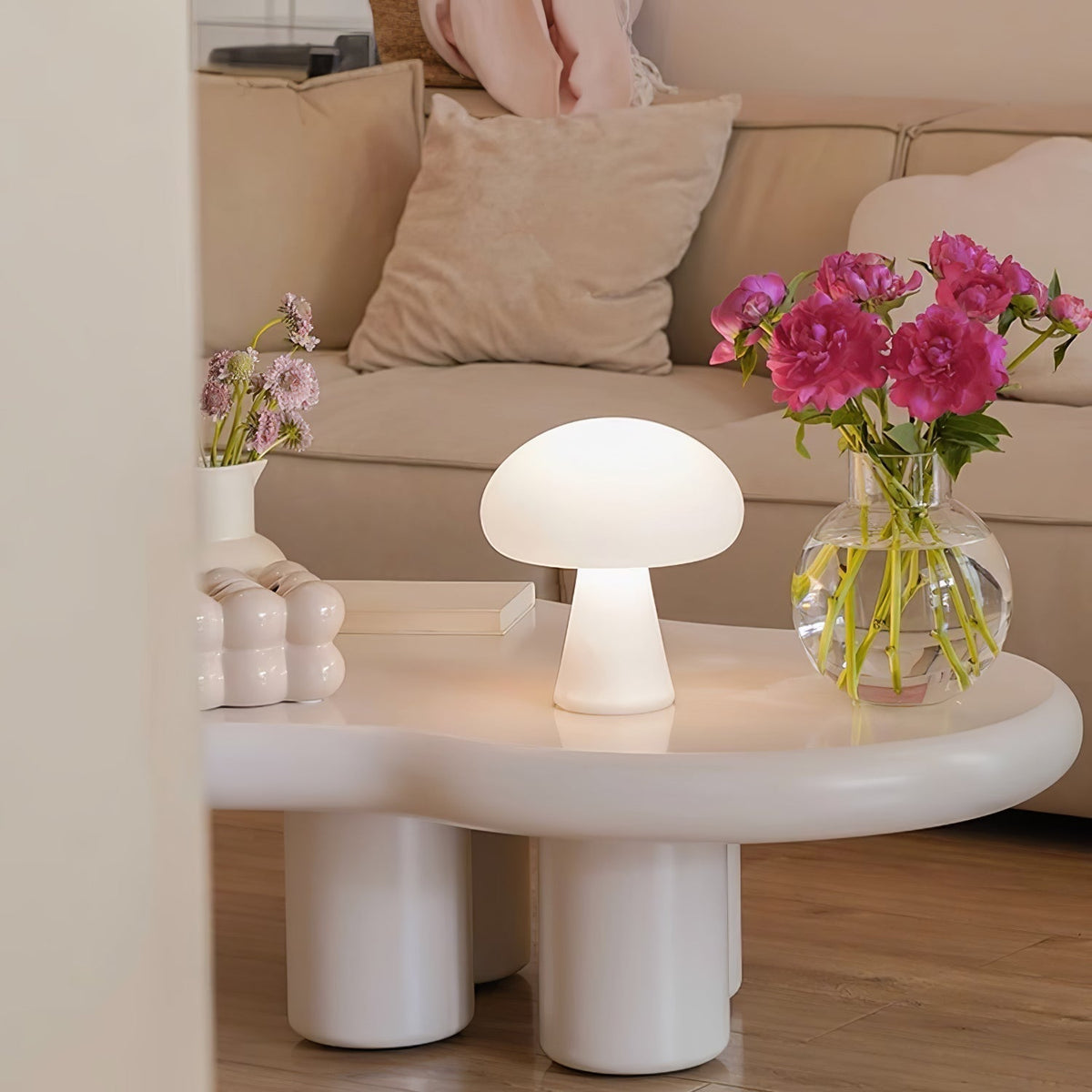 Ombra Glass Whimsical Table Lamp