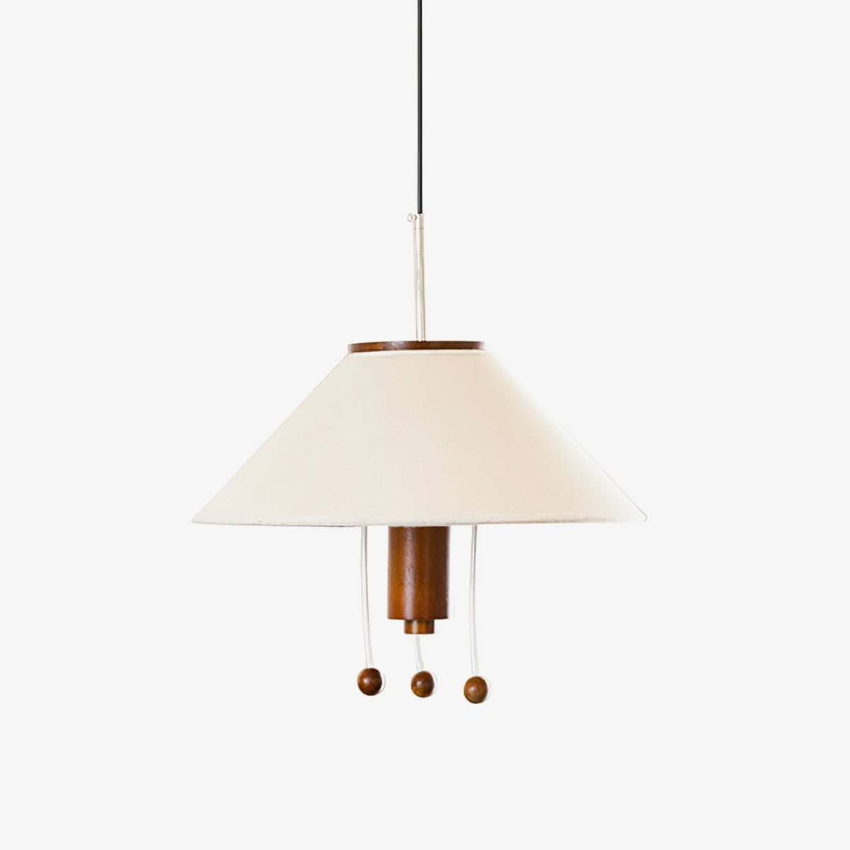 Zathee Nordic Art Classic Wood Fabric Pendant Lamp