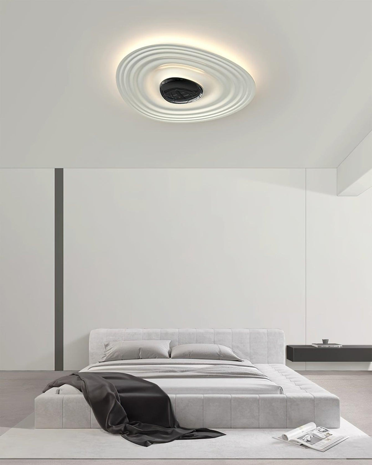 Idra Ceiling Lamp Ripple Ring Modern Sculptural
