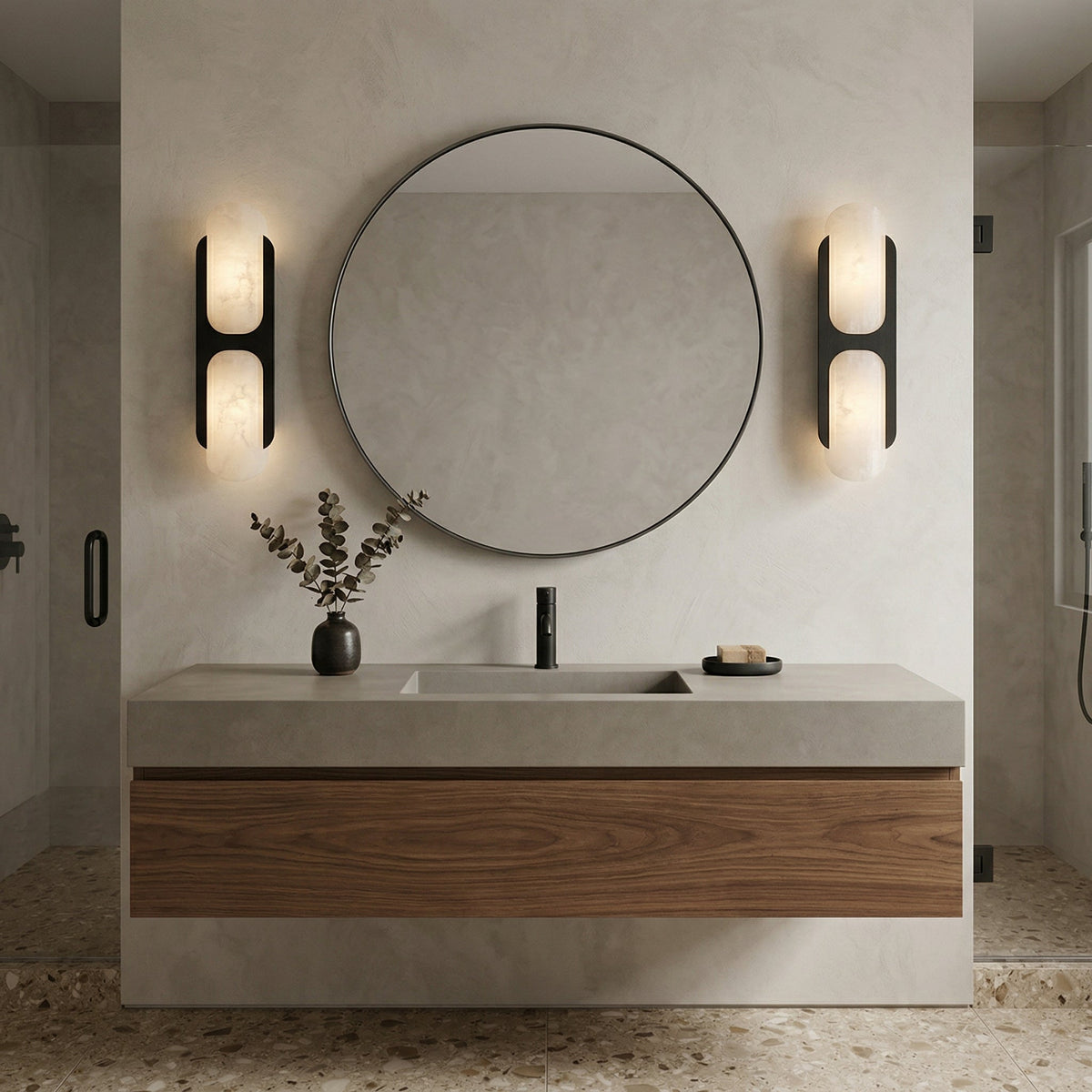 Jobel Alabaster Indoor Wall Light