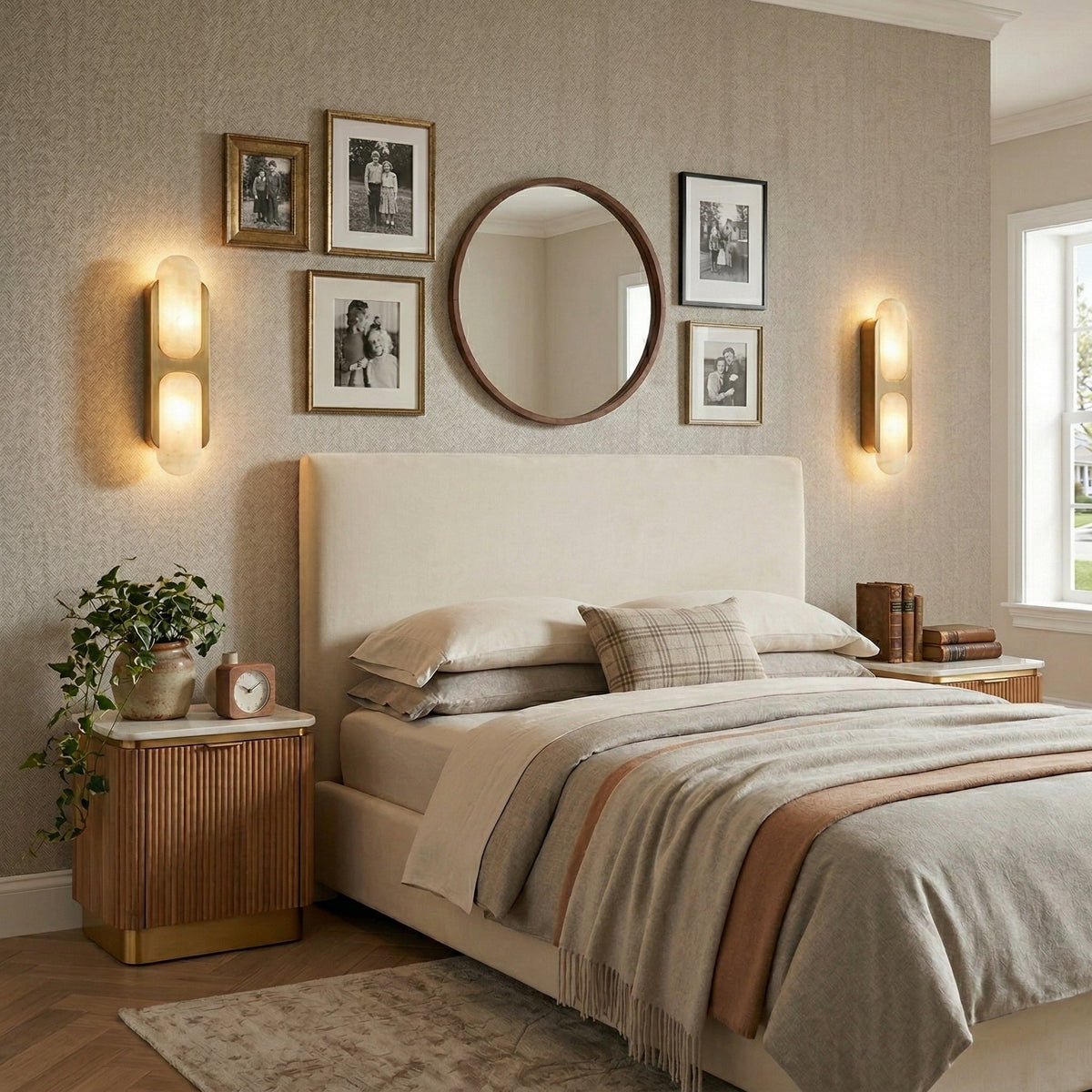 Jobel Alabaster Indoor Wall Light