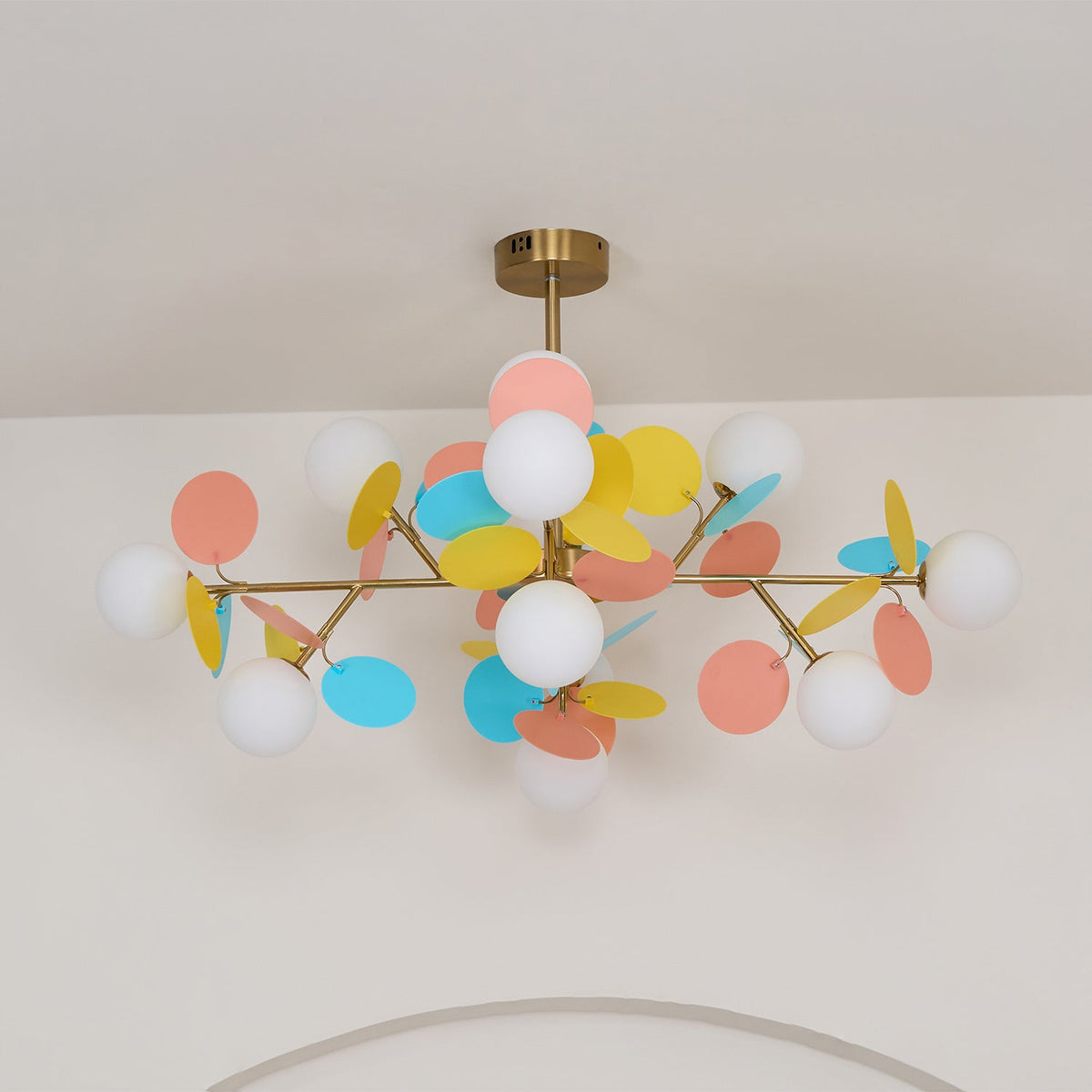 Zeon White Tree Chandelier