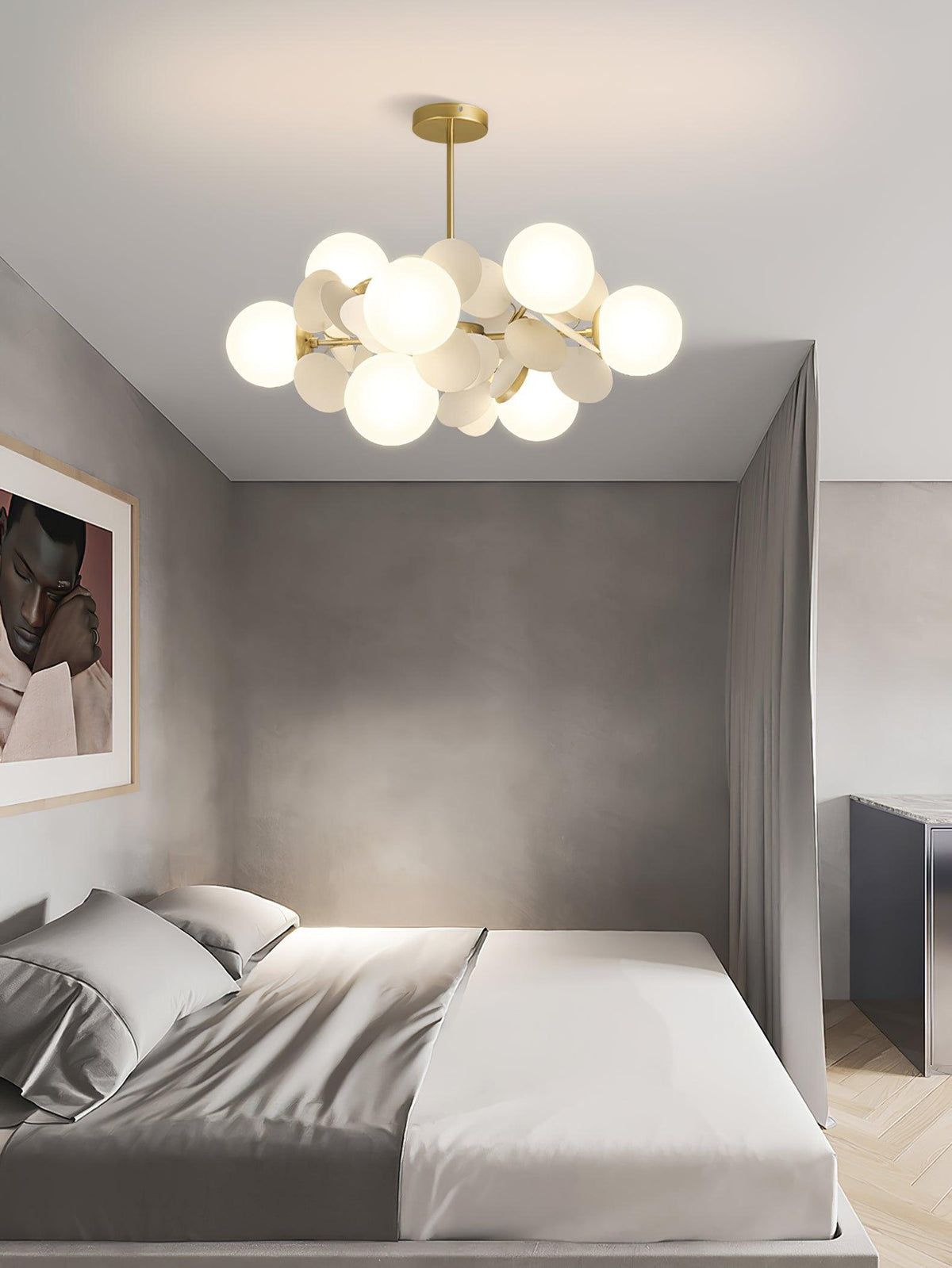 Zeon White Tree Chandelier