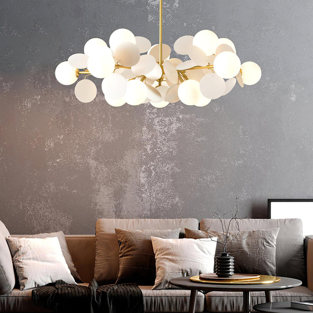Zeon White Tree Chandelier