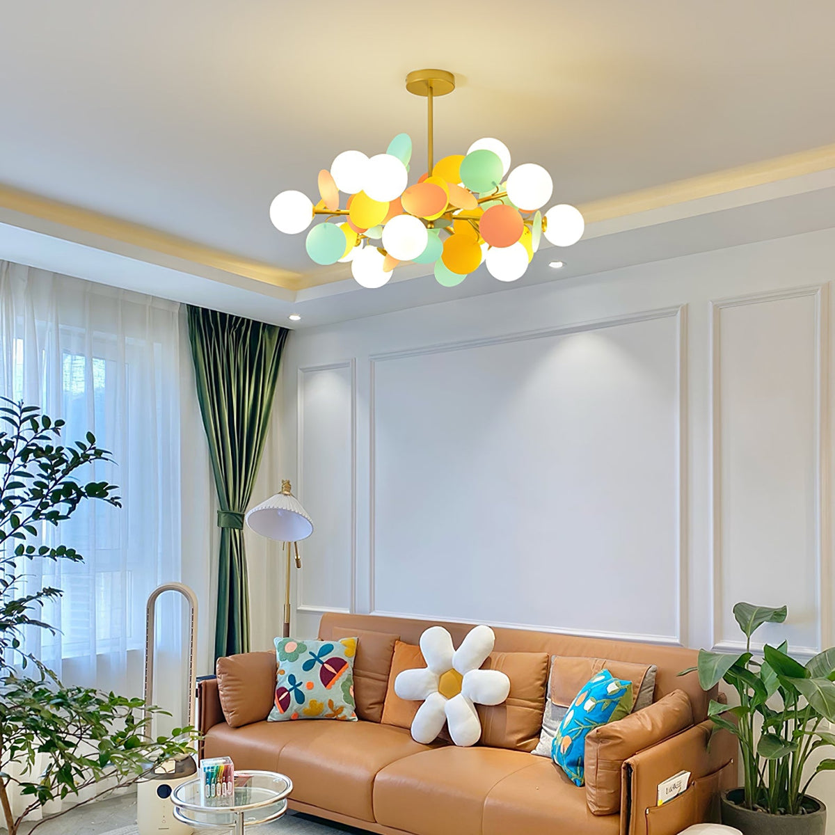 Zeon White Tree Chandelier