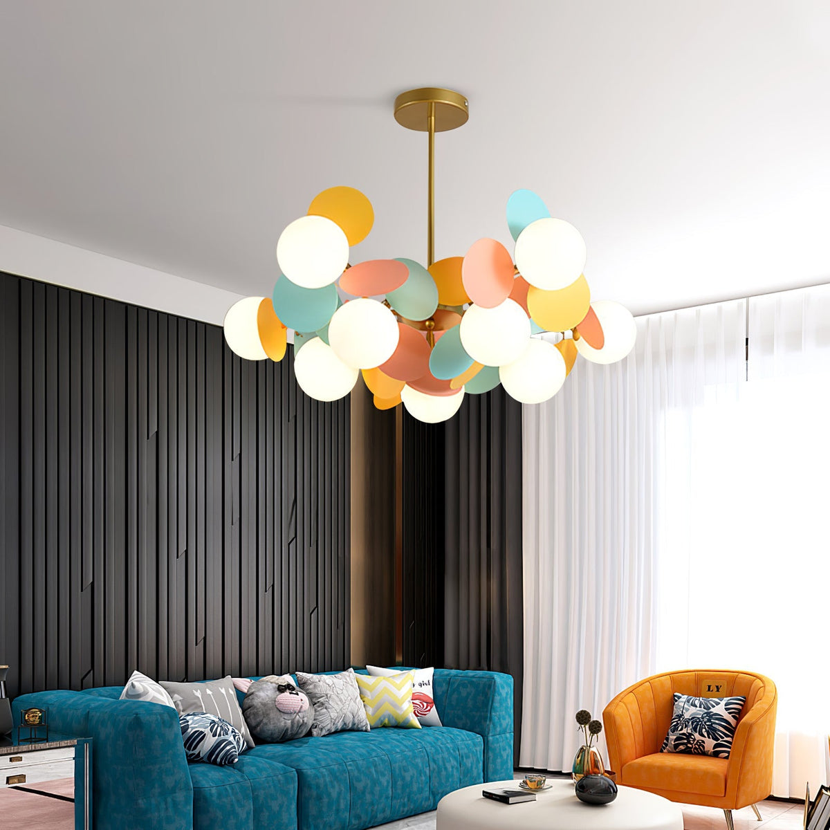 Zeon White Tree Chandelier