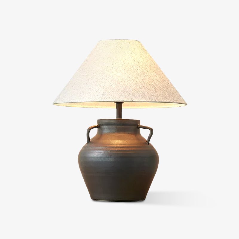 Amfora Fabric Rustic Table Lamp