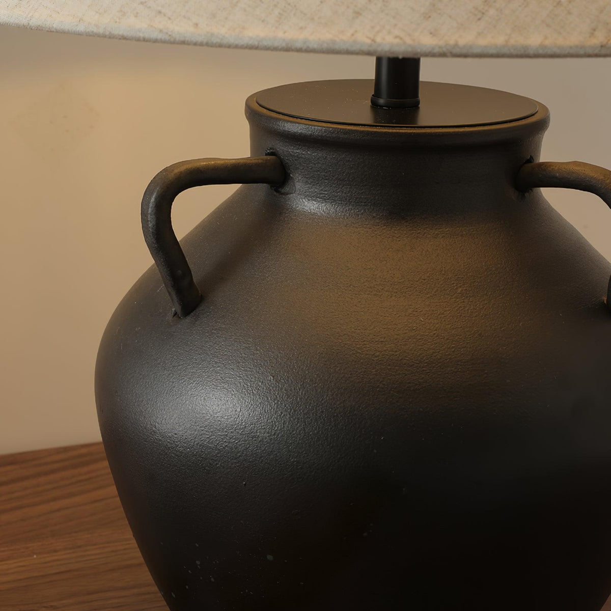 Amfora Fabric Rustic Table Lamp